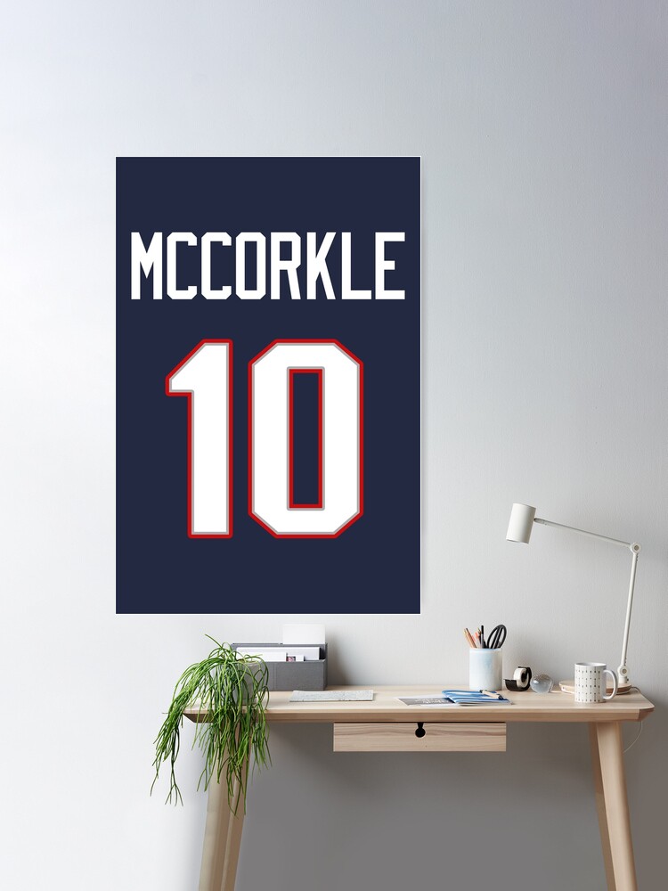 Limited Edition McCorkle 10 Shirt, Mac Jones 10 Jersey Style Shirt