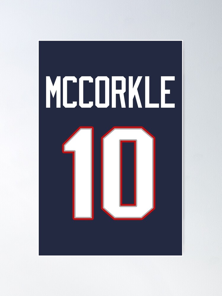 Limited Edition McCorkle 10 Shirt, Mac Jones 10 Jersey Style Shirt