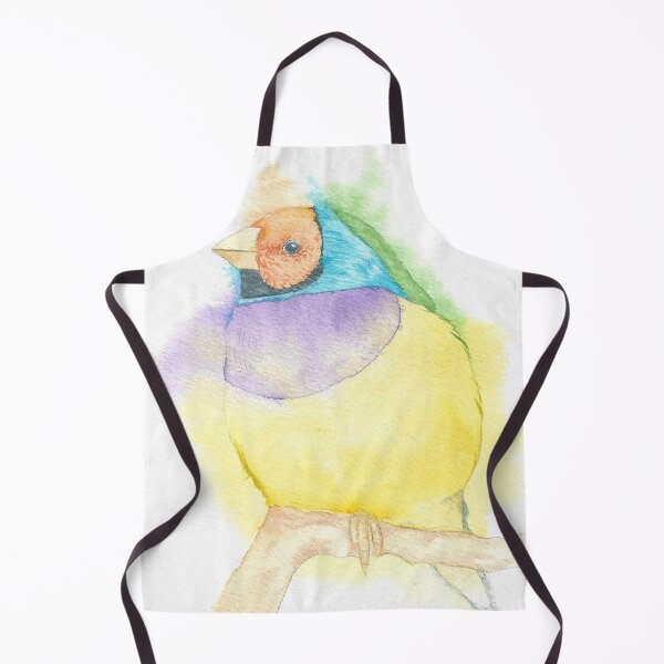 Item preview, Copy of Gouldian finch watercolor portrait designed and sold by L'Atelier Oranjade.