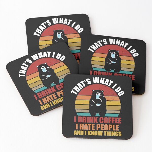 Item preview, That's What I Do I Drink Coffee I Hate People Gift designed and sold by andregiftshopzz.