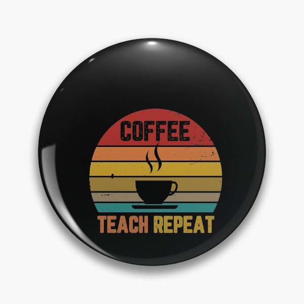 Item preview, Coffee Teach Sleep Repeat Teacher Vintage Gift designed and sold by andregiftshopzz.