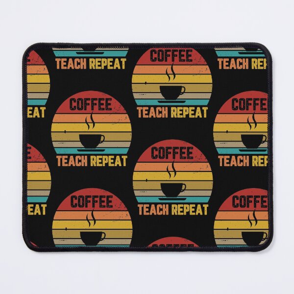 Item preview, Coffee Teach Sleep Repeat Teacher Vintage Gift designed and sold by andregiftshopzz.