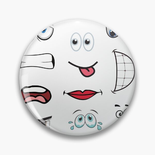 Item preview, FACIAL EXPRESSIONS FACE STICKER PACK  designed and sold by billionairebrnd.