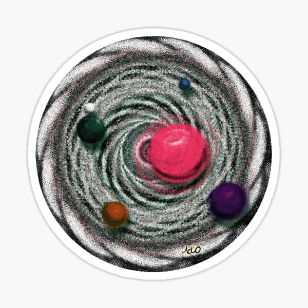 Item preview, Planets and Galaxies Red Variant designed and sold by Motoyasu.
