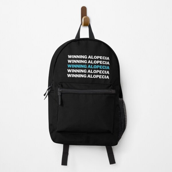 Item preview, Winning Alopecia Dark Monochrome Blue - Alopecia Awareness and Hair Loss Support designed and sold by Winning Alopecia.