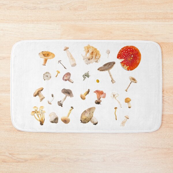 Item preview, Mushroom Heads Little Cute Trippy Red Shroom Art Nature Species designed and sold by Vintage Mag.