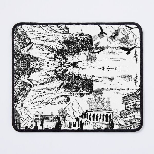 Item preview, Shoreline Mountain Mirror designed and sold by Designz101.