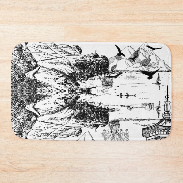 Item preview, Shoreline Mountain Mirror designed and sold by Designz101.