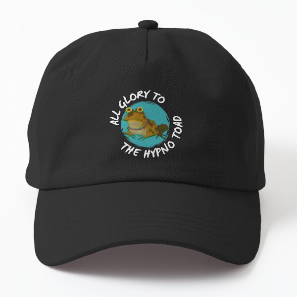 Vista previa del artículo con la obra «¡Toda gloria al sapo hipno!», diseñado y vendido por The Cosmic Turtle.