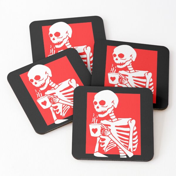 Item preview, Skeleton Drinks Coffee Halloween designed and sold by hassukissa.