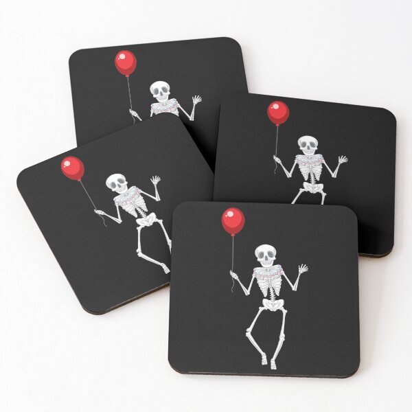 Item preview, Skeleton Holding Red Balloon designed and sold by SamirElh77.