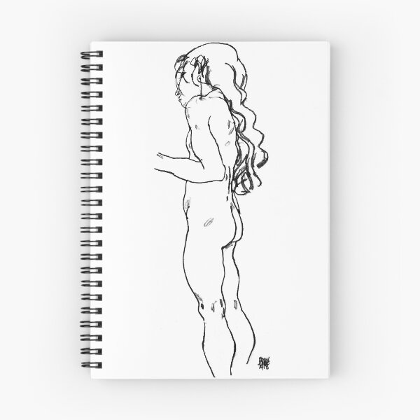 Item preview, EGON SCHIELE - Standing Nude Girl 1918 designed and sold by DiamondAbrasi.