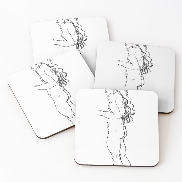 Item preview, EGON SCHIELE - Standing Nude Girl 1918 designed and sold by DiamondAbrasi.