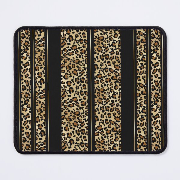 Item preview, Wildly Wonderful Leopard Stripes Animal Print with Pretty Simple Gold Stripe designed and sold by GDCdesigns.