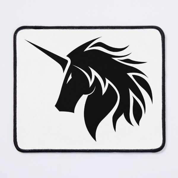 Item preview, Unicornio icónico en negro designed and sold by JSNGNE.