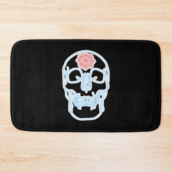 Item preview, white skull light tatto designed and sold by Ukiyo Sumi.