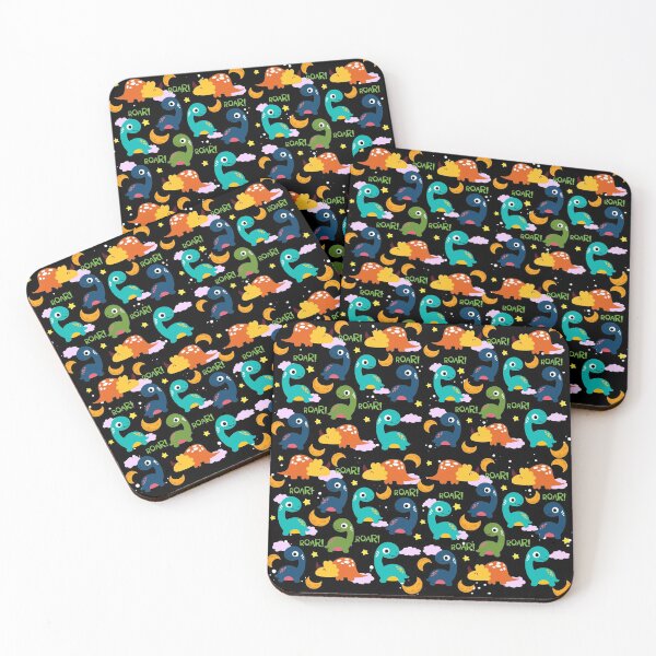 Item preview, Dinosaurs On The Moon Pattern designed and sold by Sagarika M.