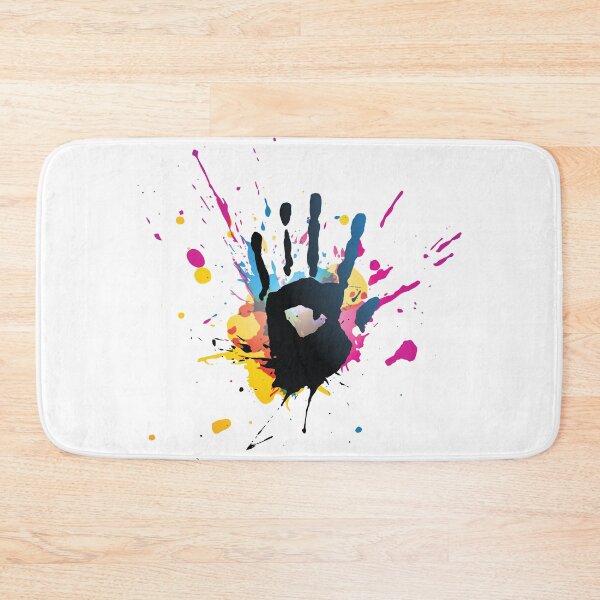 Item preview, Grunge hand on paint splashes designed and sold by kas365.