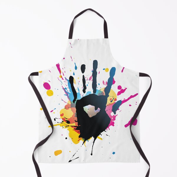 Item preview, Grunge hand on paint splashes designed and sold by kas365.