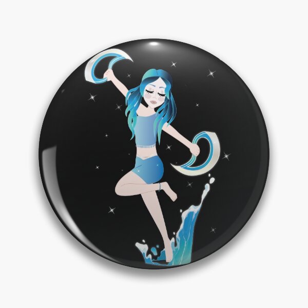 Item preview, Zodiac Aquarius Warrior - Witchling Zodiac Collection designed and sold by witchlingart.