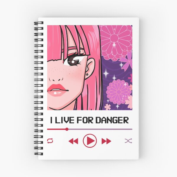 Item preview, I Live For Danger - Anime Illustration - Retro Designs designed and sold by DiamondAbrasi.