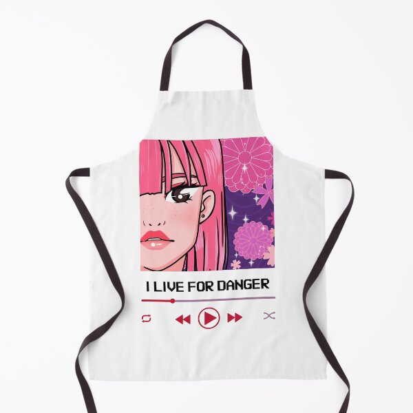 Item preview, I Live For Danger - Anime Illustration - Retro Designs designed and sold by DiamondAbrasi.