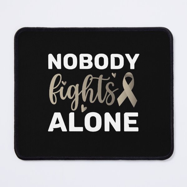 Item preview, Copy of nobody fights alone brain cancer awareness designed and sold by coatstar.