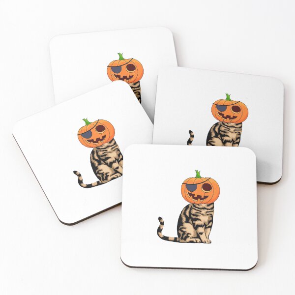 Item preview, Halloween Carved Pumpkin Cat - Meoween designed and sold by CreativeMansion.
