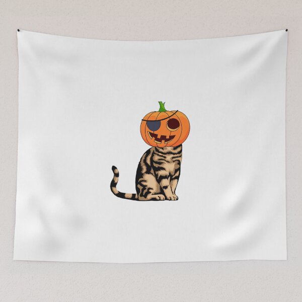 Item preview, Halloween Carved Pumpkin Cat - Meoween designed and sold by CreativeMansion.