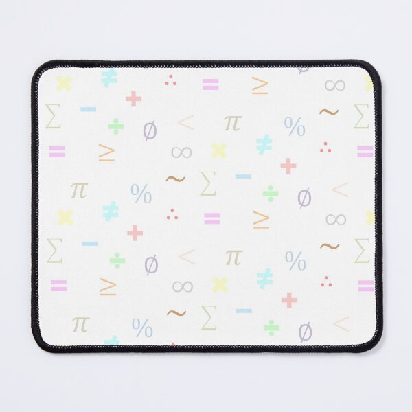 Item preview, Math Symbols Colored in Pastel Without Reflection, colorful pattern, endless pattern,Colorful Pack designed and sold by bubbley2021.
