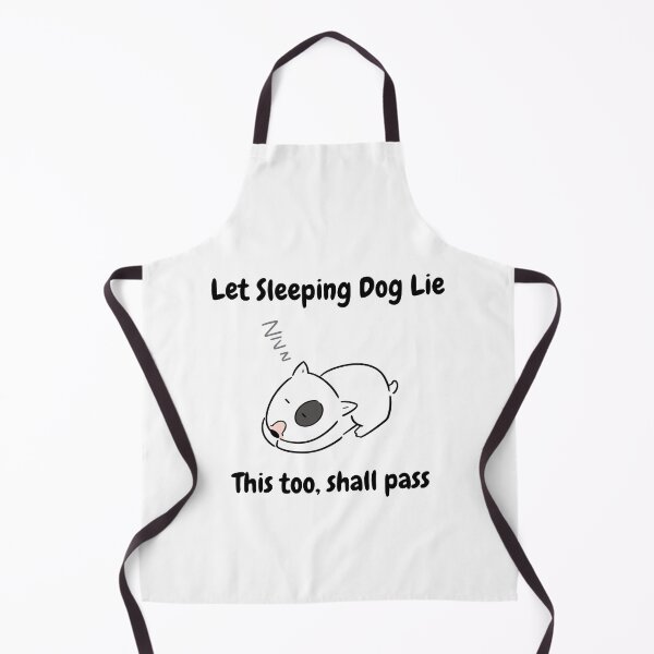 Aperçu de l'œuvre Laissez Sleeping Dog Lie, cela aussi passera T-shirt classique créée et vendue par US50.