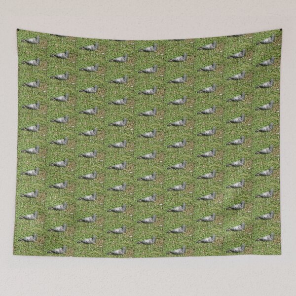 Item preview, Pigeon Resting in the Grass Photograph designed and sold by naturegallery.