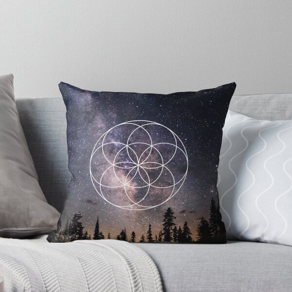 Item preview, Forest Sacred Geometry Seed of Life Spiritual Decor designed and sold by starseedacademy.