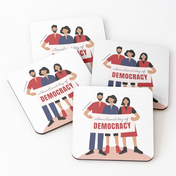 Item preview, International Day of Democracy 15 September designed and sold by altwearshop.