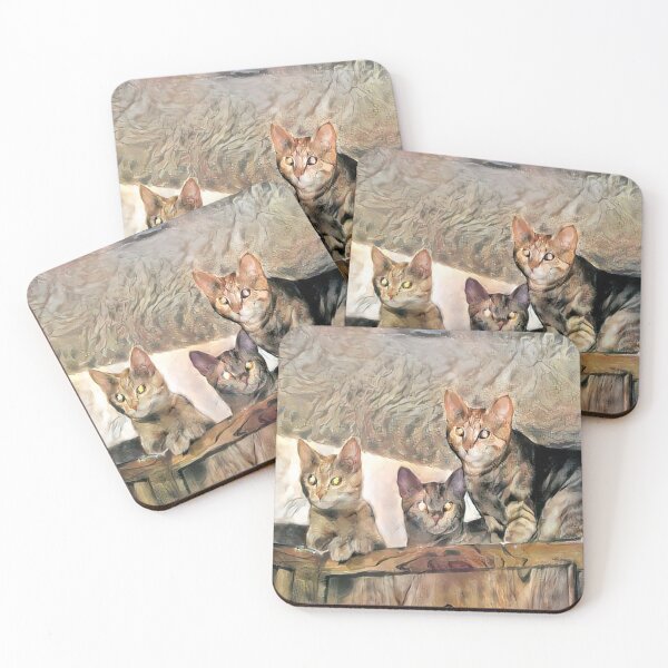 Item preview, The Stone Cats designed and sold by Reclining Buddha Cat.