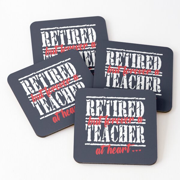 Item preview, Retired But Forever a Teacher at Heart Gift for Retiring Teachers designed and sold by TrndSttr.