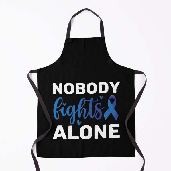 Item preview, nobody fights alone colon cancer awareness designed and sold by coatstar.