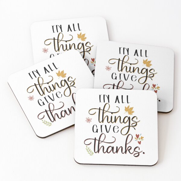 Item preview, In all things Give Thanks designed and sold by foramelie.