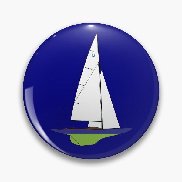 Item preview, Dragon Class Sailboat - Blue designed and sold by CHBB.