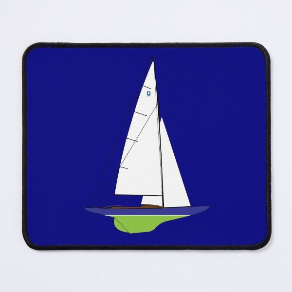 Item preview, Dragon Class Sailboat - Blue designed and sold by CHBB.