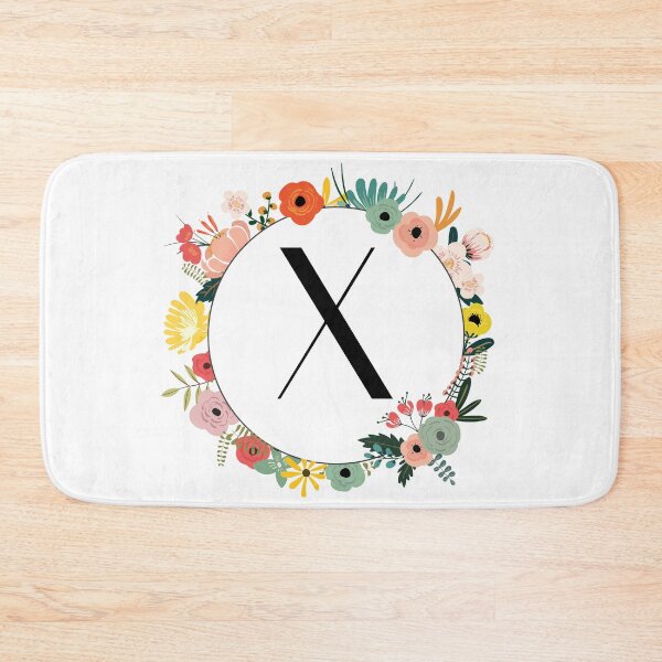 Item preview, Letter X- Colorful Flower Frame designed and sold by Vhutolo.