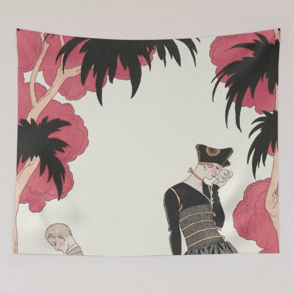 Item preview, Art Decó francés "Le Cadran Solaire" (1922) de George Barbier designed and sold by Designedbysm.