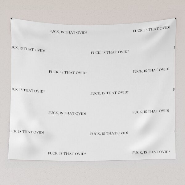 Item preview, "Fuck is that Ovid" Adam Parrish Quote in BOLD designed and sold by jennifersbodies.