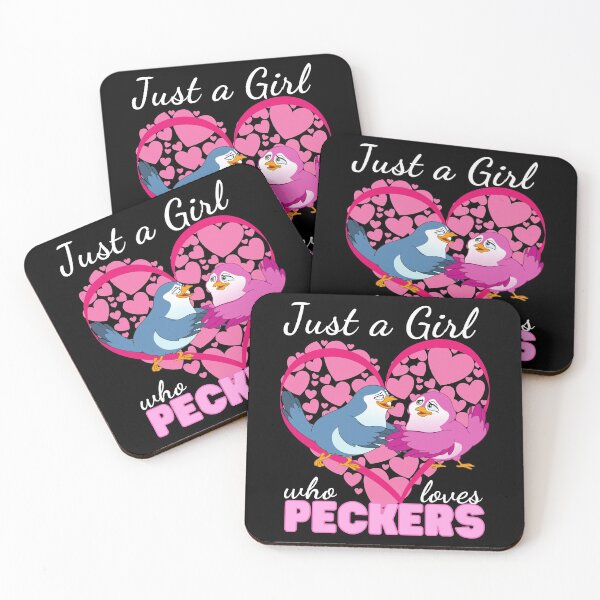 Item preview, Just a girl who loves peckers - funny designed and sold by narilex.