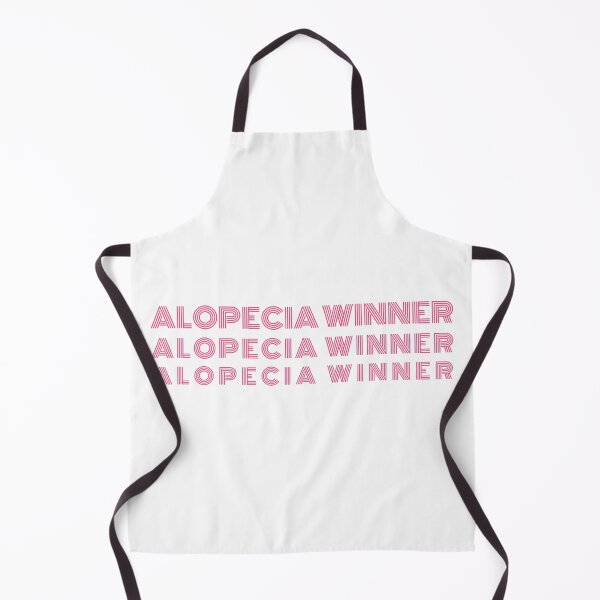 Item preview, Alopecia Winner Repeating Text Design Pink - Alopecia Awareness and Hair Loss Support designed and sold by Winning Alopecia.