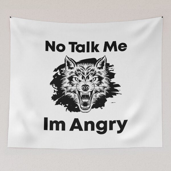 Item preview, No Talk Me Im Angry - By Asdev designed and sold by asdev.
