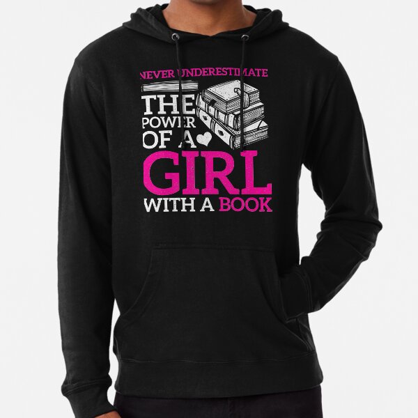 Item preview, Never Underestimate The Power Of A Girl With A Book Reading designed and sold by EtHopDansLaPor.