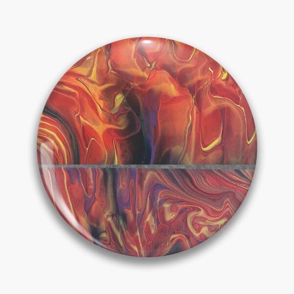 Item preview, abstract  yellow orange red and black  designed and sold by LittleBirdInk.