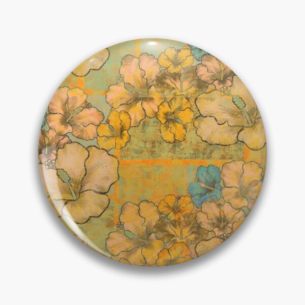 Item preview, Wild Painted Hawaiian Golden Hibiscus Abstract designed and sold by sunnthreads.