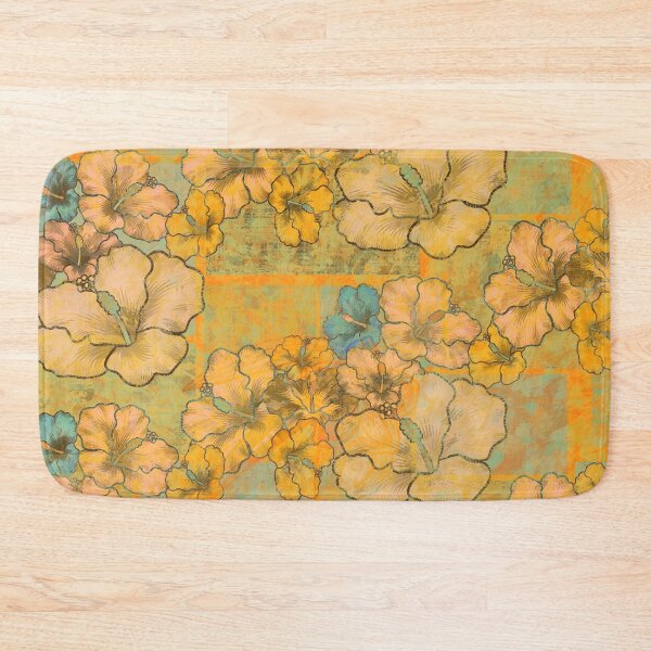 Item preview, Wild Painted Hawaiian Golden Hibiscus Abstract designed and sold by sunnthreads.